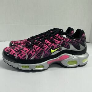 Nike Air Max Plus Mercurial 25 FJ4883 001 Size 9 Men Pink Black Lime Green Shoe